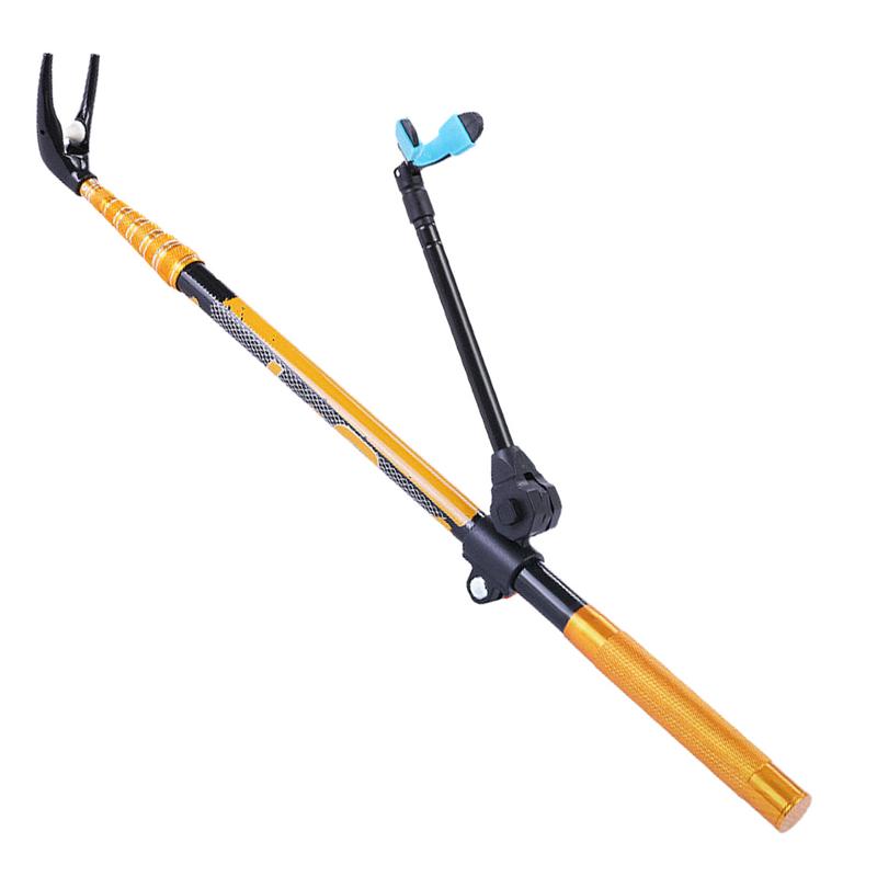 Carbon Fishing Rod - ผู้ถือเสาตกปลา 360 องศาปรับ Telescopic Stand Holder