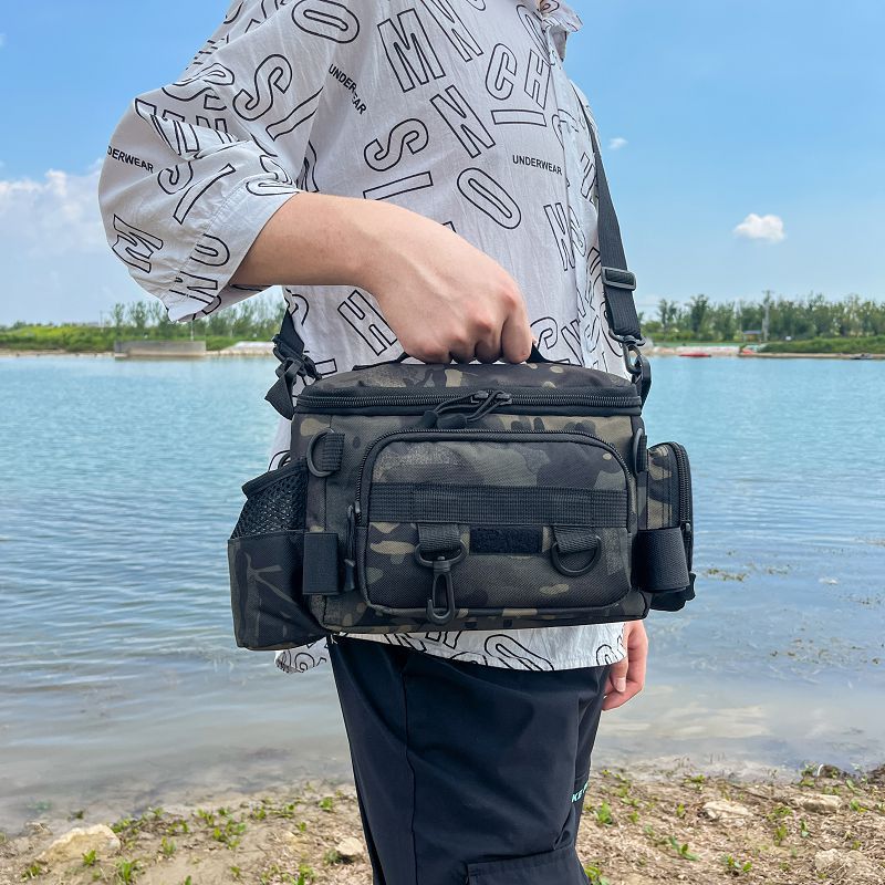Fishing Equipment In - กระเป๋าคาดเอวอเนกประสงค์สำหรับกิจกรรมกลางแจ้ง กระเป๋าคาดเอว/คาดอก/สะพายข้าง กระเป๋าใส่อุปกรณ์ตกปลา กระเป๋าเก็บอุปกรณ์ตกปลา