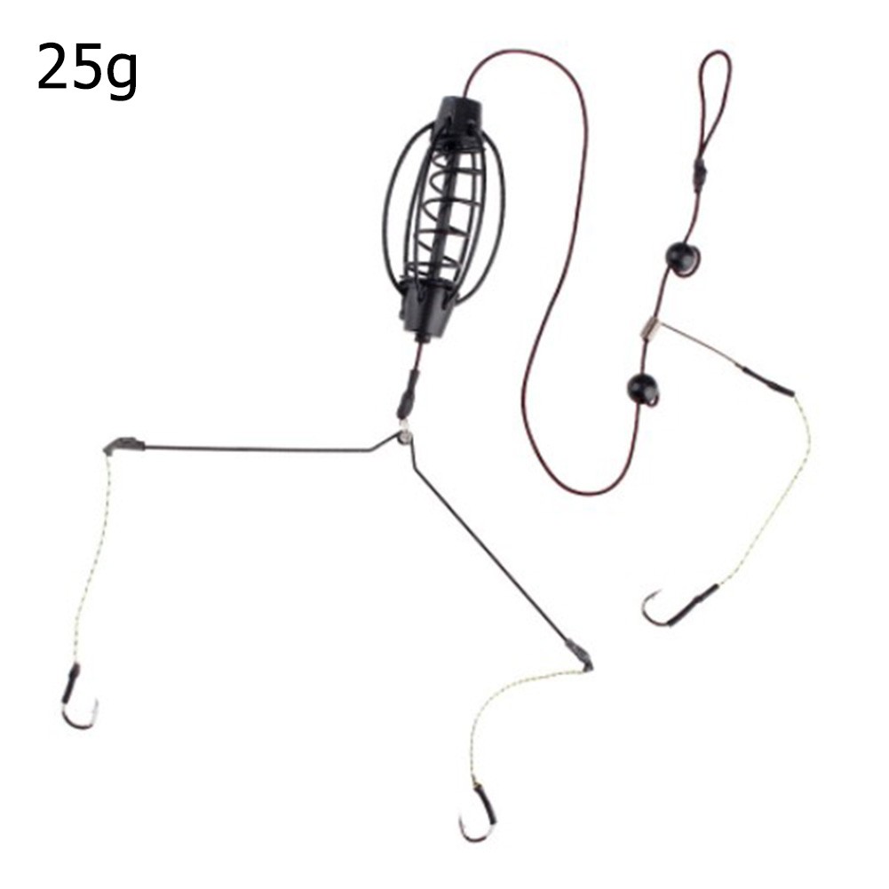 Fishing Equipment Set - 1PCS ปลาคาร์พตกปลา Feeder ปลาคาร์พยุโรปกรงตกปลา Hook RIG