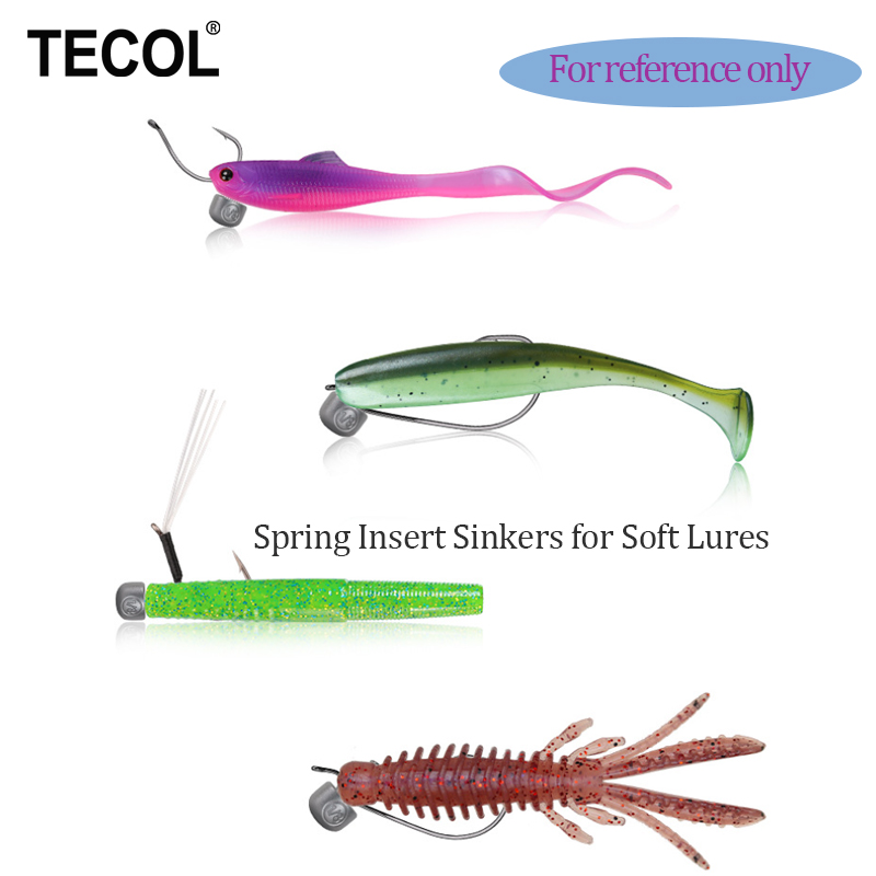 ตะกั่วถ่วงน้ำหนักแบบสปริงเกลีย - Bass Fishing Lure บทวิจารณ์และราคา