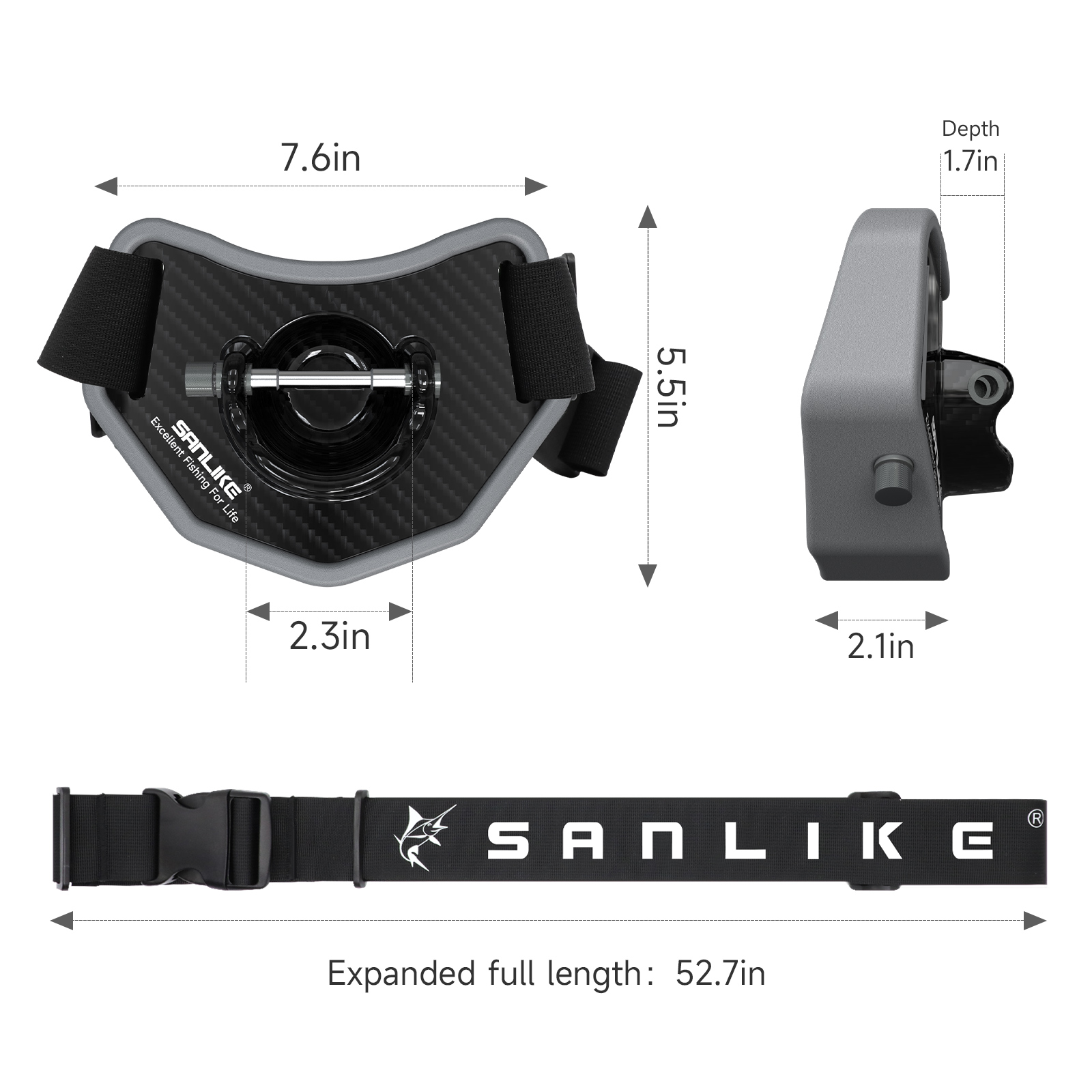 Sanlike สายรัดสำหรับตกปลา, สาย - Carbon Fishing Rod บทวิจารณ์และราคา