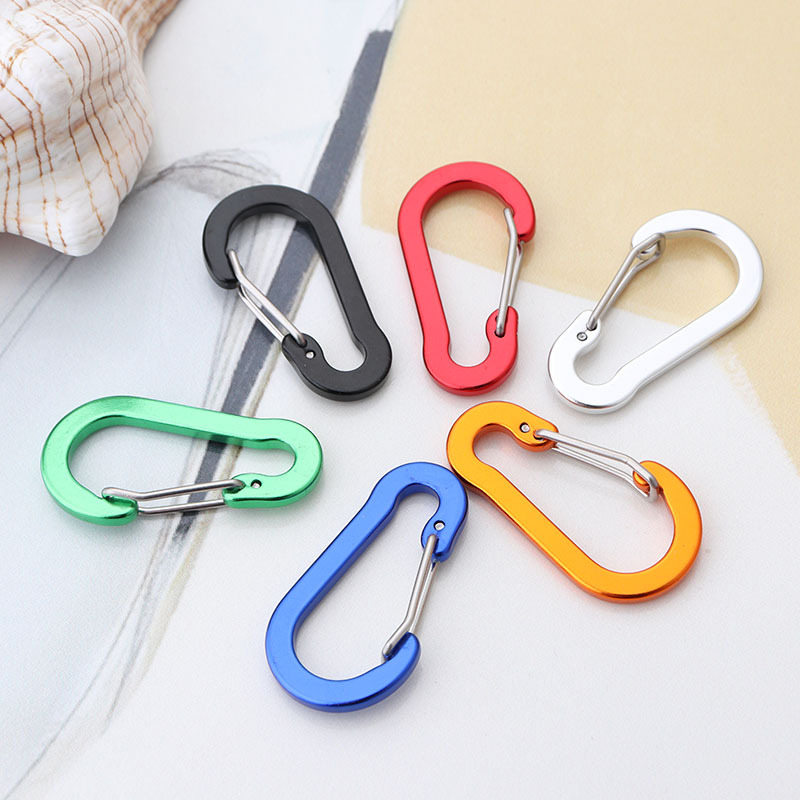 6Pcs Carabiner พวงกุญแจตกปลา C - Fishing Equipment Bag บทวิจารณ์และราคา