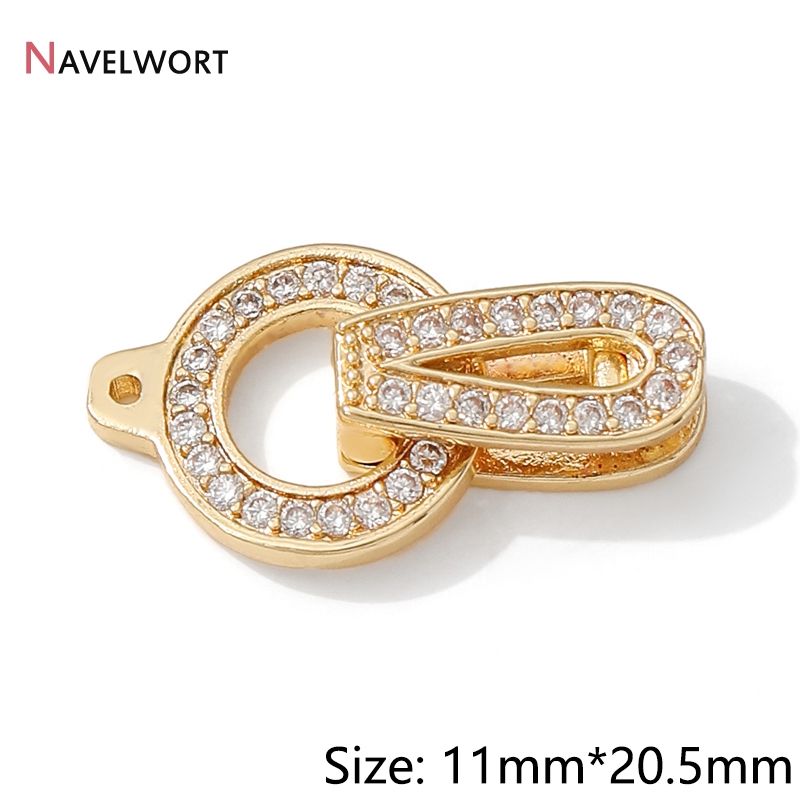 1/2/3 ชิ้น ตัวล็อกแบบกลมชุบทอง - Circle Hook Set บทวิจารณ์และราคา
