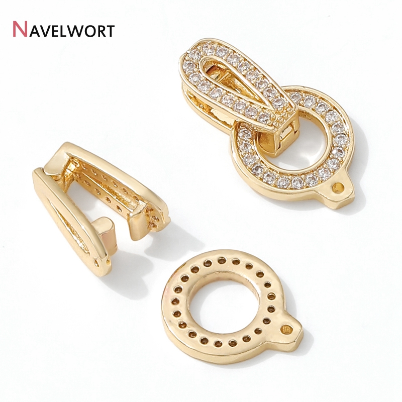 1/2/3 ชิ้น ตัวล็อกแบบกลมชุบทอง - Circle Hook Set บทวิจารณ์และราคา