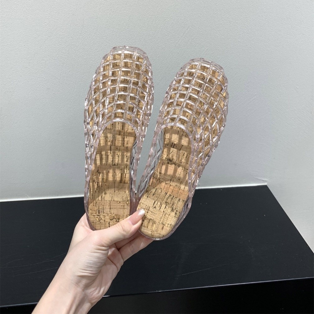 รองเท้าแตะพีวีซีทรงกลมประดับคร - Fishing Net บทวิจารณ์และราคา