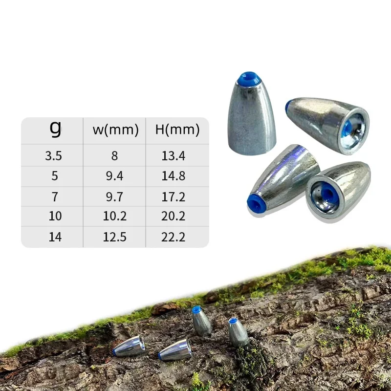 ตะกั่วตกปลาแบบกระสุน 40 ชิ้น น - Bass Fishing Lure บทวิจารณ์และราคา