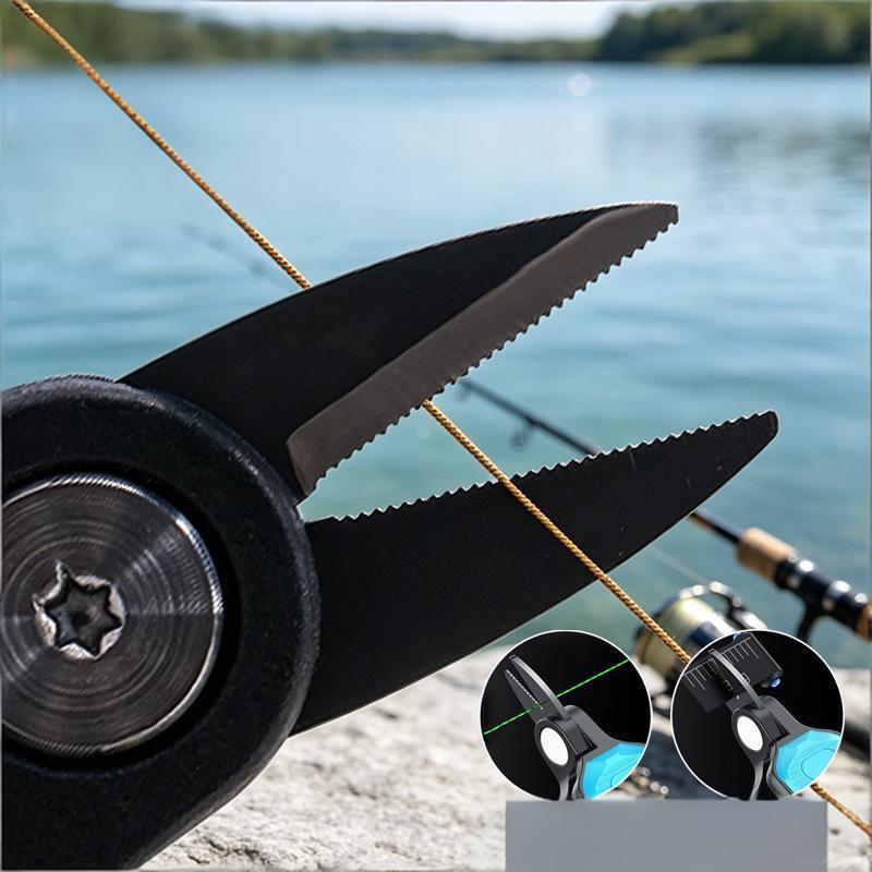 กรรไกรตัดสายเบ็ดตกปลา ใบมีดหยั - Carbon Fishing Rod บทวิจารณ์และราคา