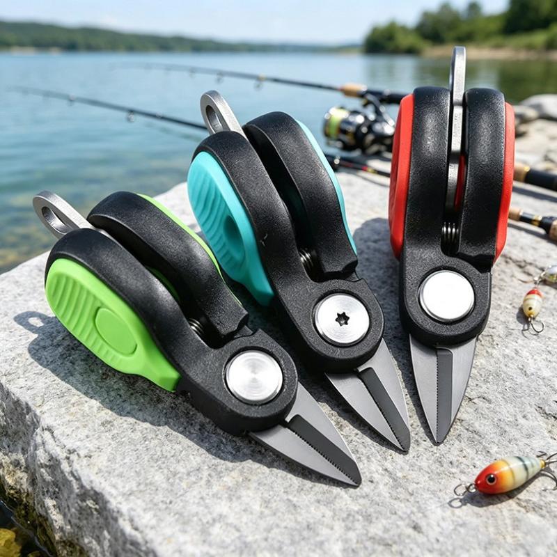 กรรไกรตัดสายเบ็ดตกปลา ใบมีดหยั - Carbon Fishing Rod บทวิจารณ์และราคา