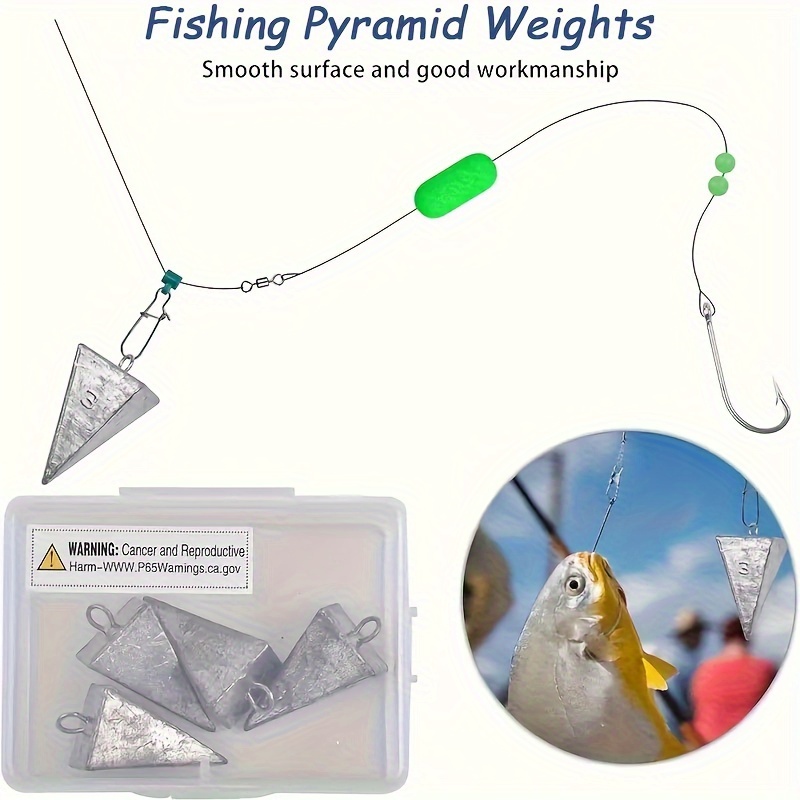 ชุดตุ้มตกปลาแบบพีระมิด 3/4/5 ช - Fishing Equipment Set บทวิจารณ์และราคา