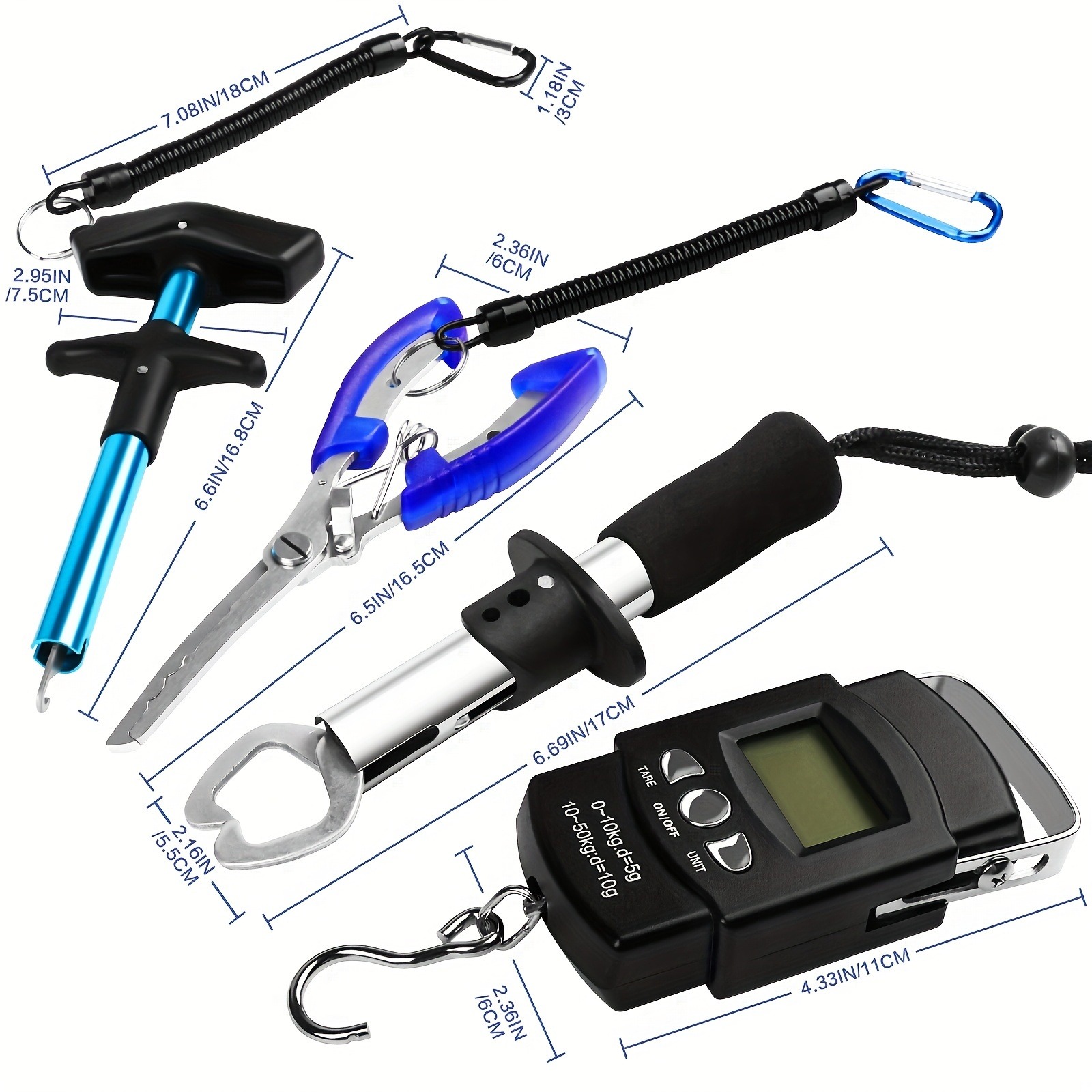 ชุดอุปกรณ์จับปลาแบบพับได้ 7 ชิ - Fishing Equipment Set บทวิจารณ์และราคา
